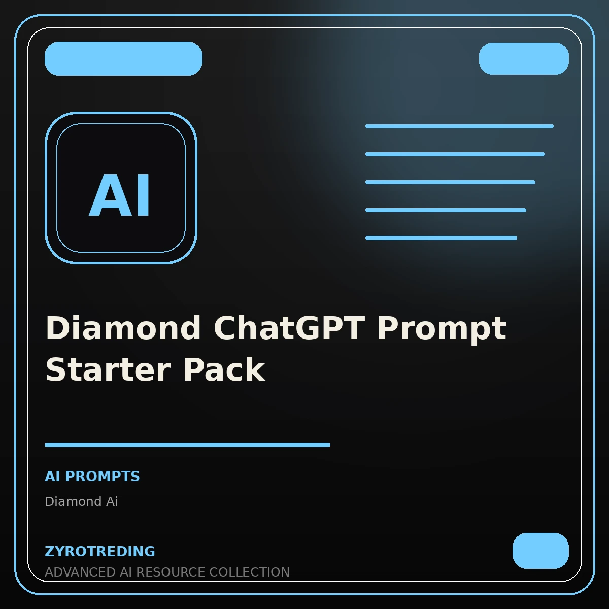 Diamond ChatGPT Prompt Starter Pack
