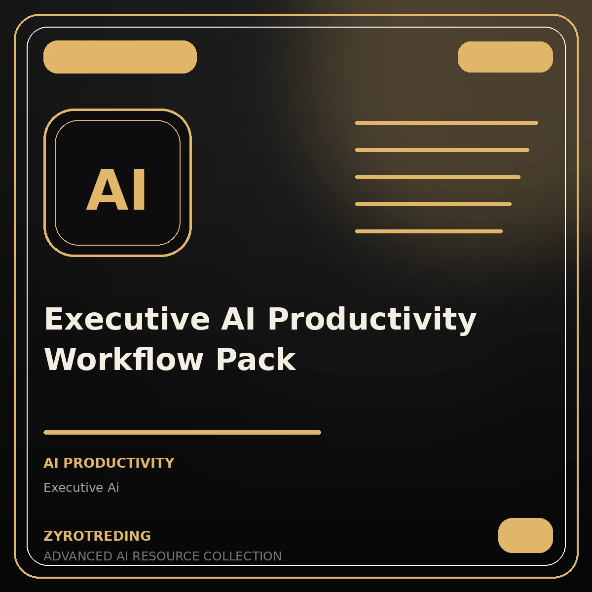 Executive AI Productivity Workflow Pack