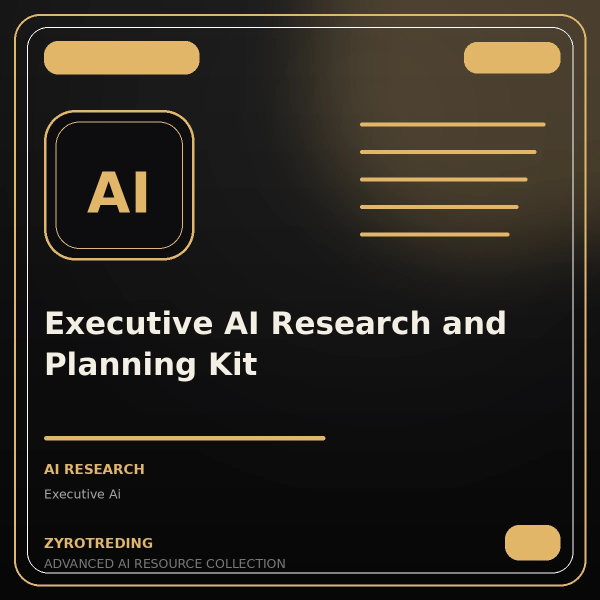 Executive AI Research and Planning Kit