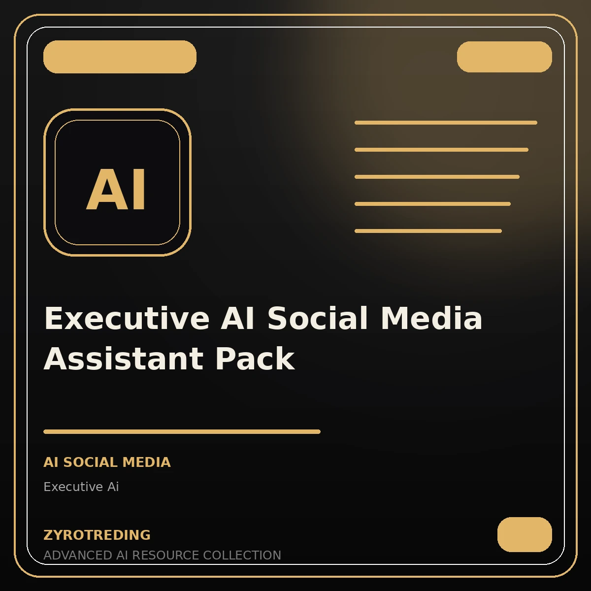 Executive AI Social Media Assistant Pack