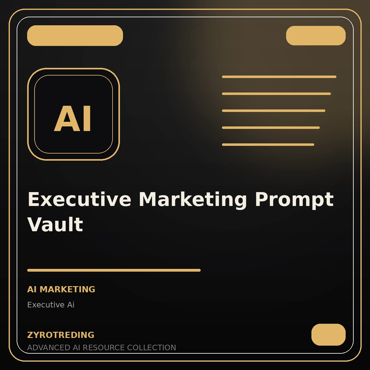 Executive Marketing Prompt Vault