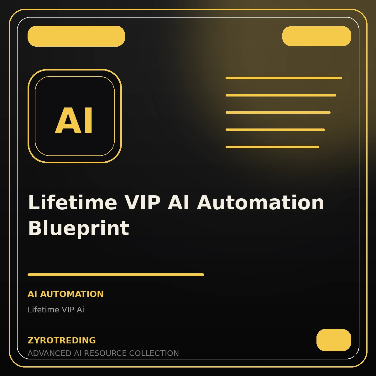 Lifetime VIP AI Automation Blueprint