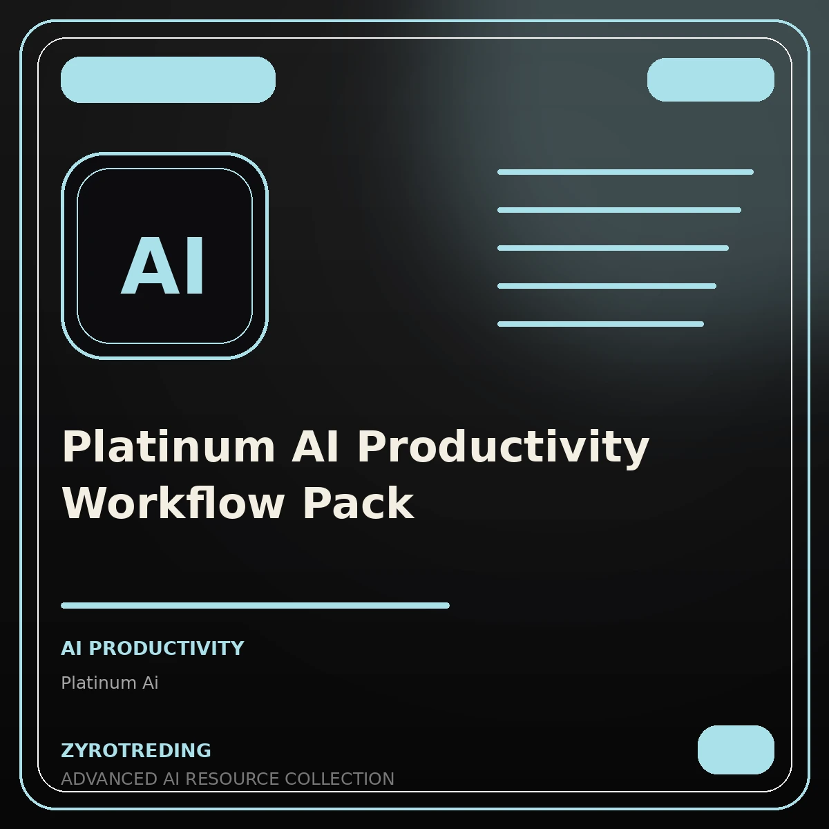 Platinum AI Productivity Workflow Pack