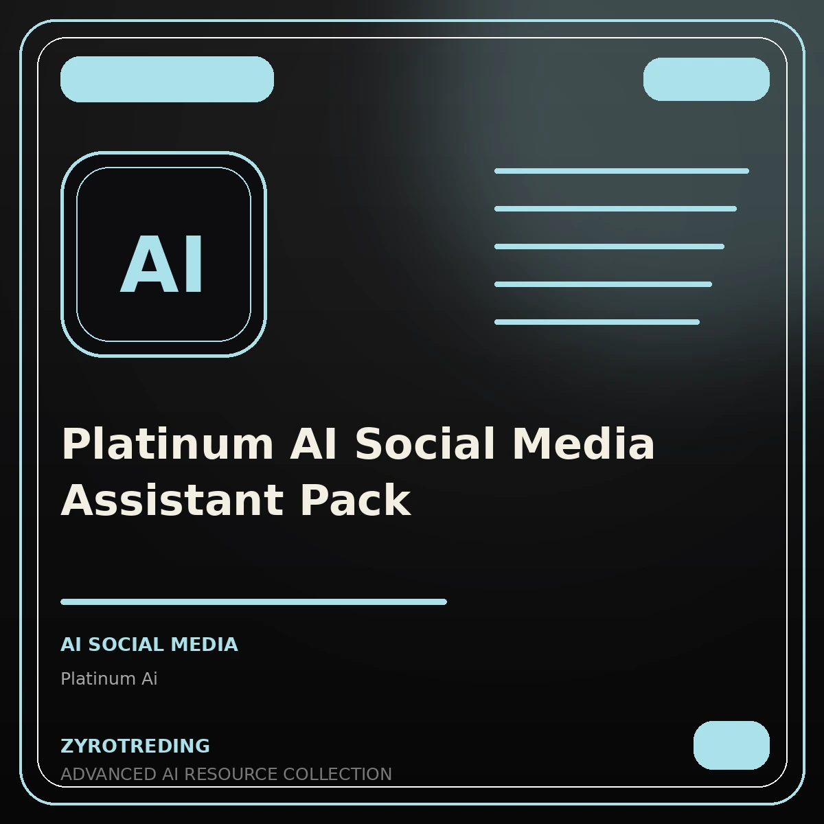 Platinum AI Social Media Assistant Pack