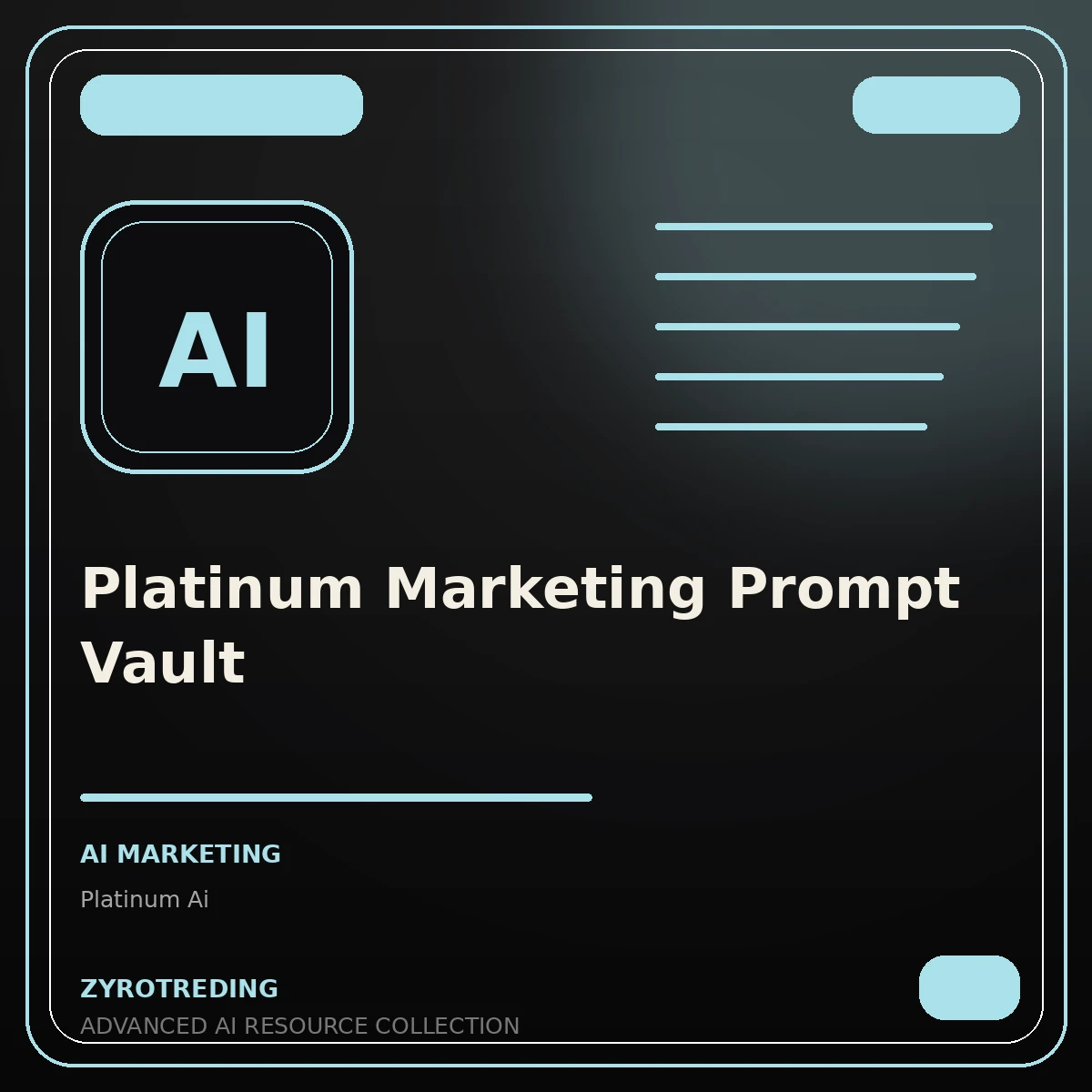 Platinum Marketing Prompt Vault
