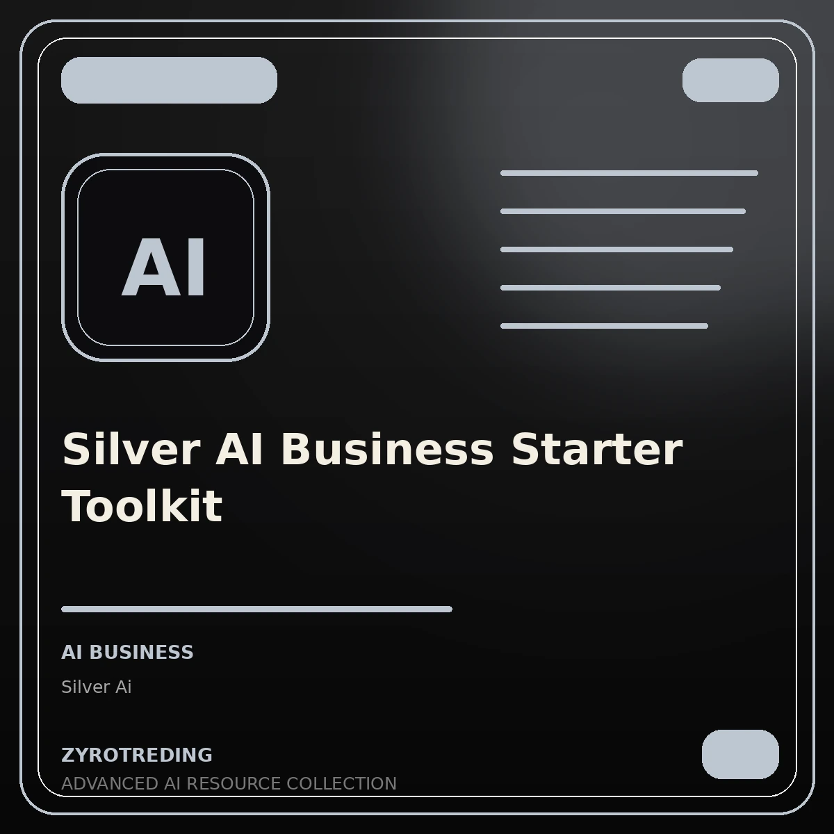 Silver AI Business Starter Toolkit