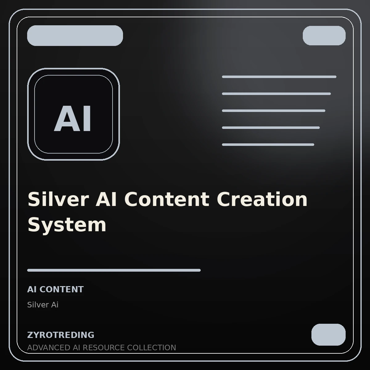 Silver AI Content Creation System