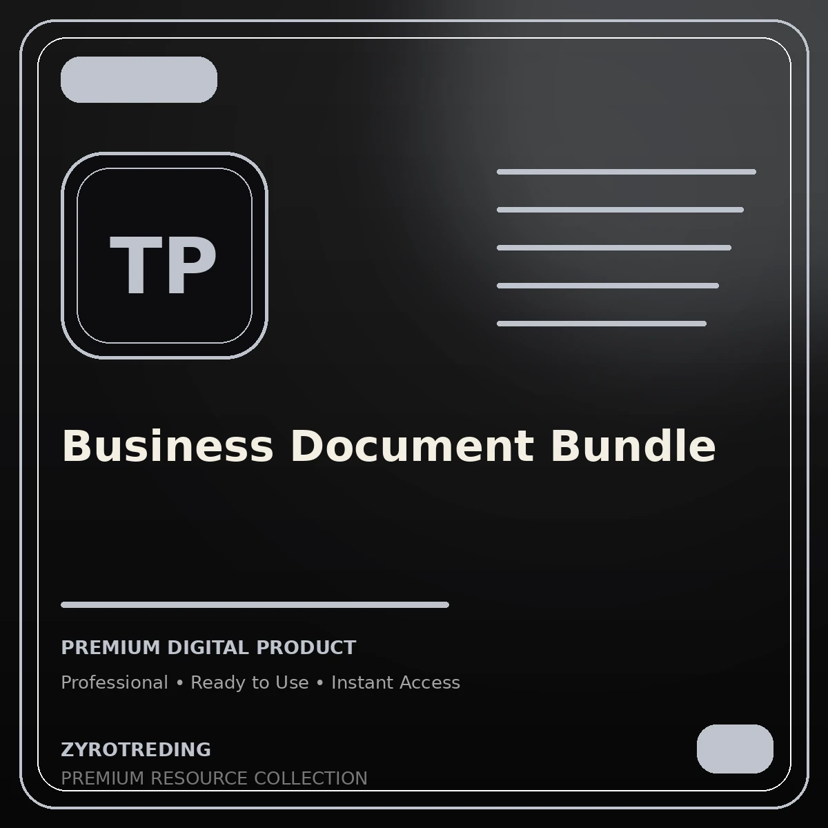 Business Document Bundle