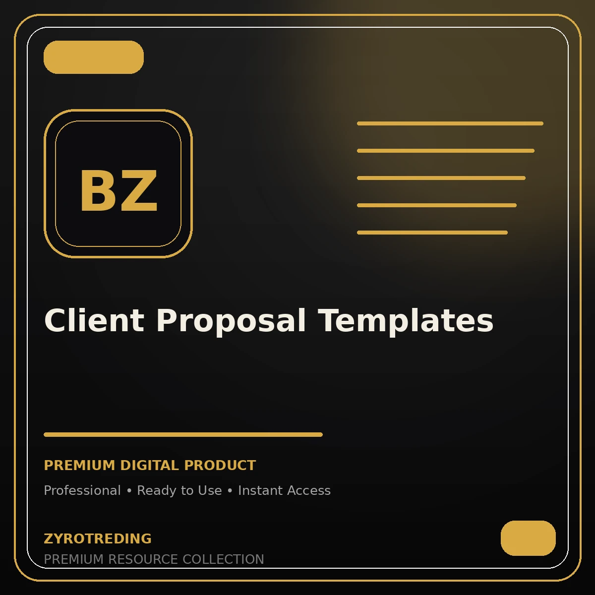 Client Proposal Templates