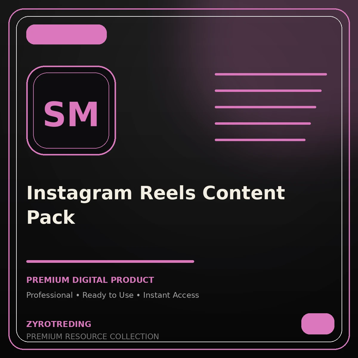 Instagram Reels Content Pack