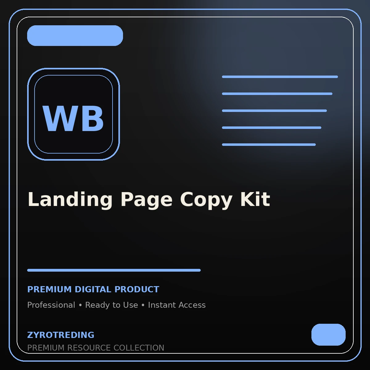 Landing Page Copy Kit