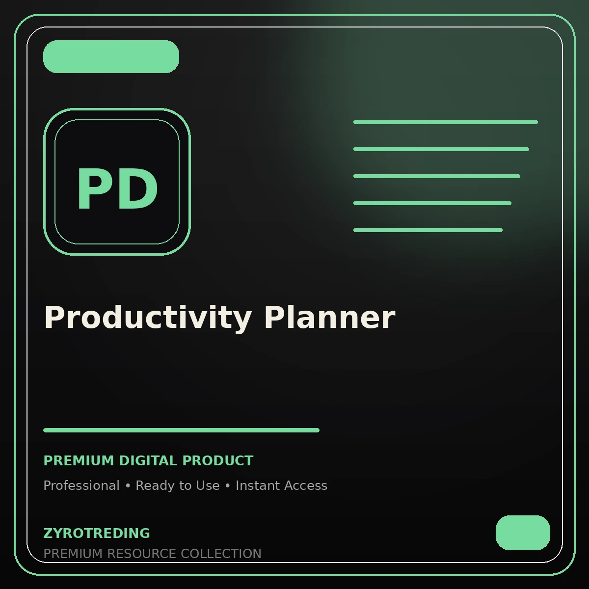 Productivity Planner