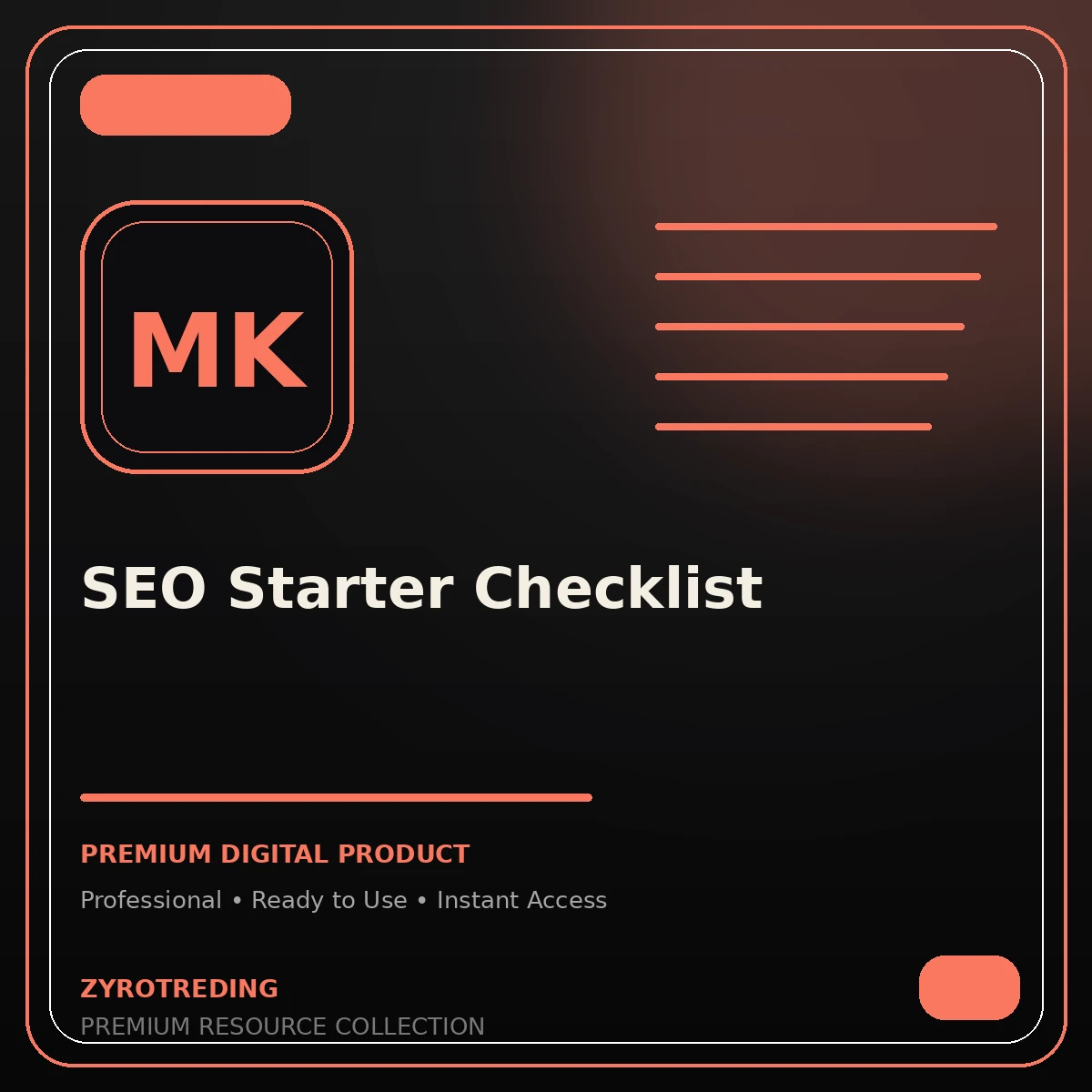 SEO Starter Checklist