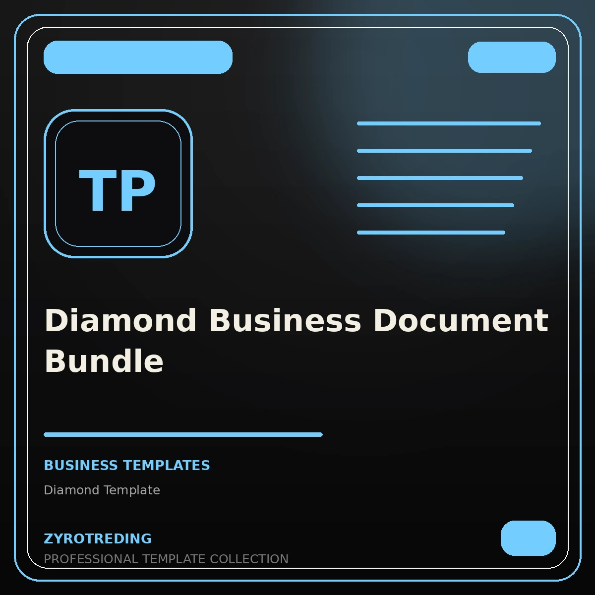 Diamond Business Document Bundle