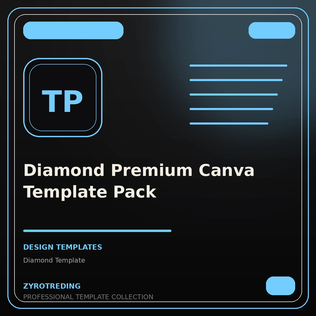 Diamond Premium Canva Template Pack