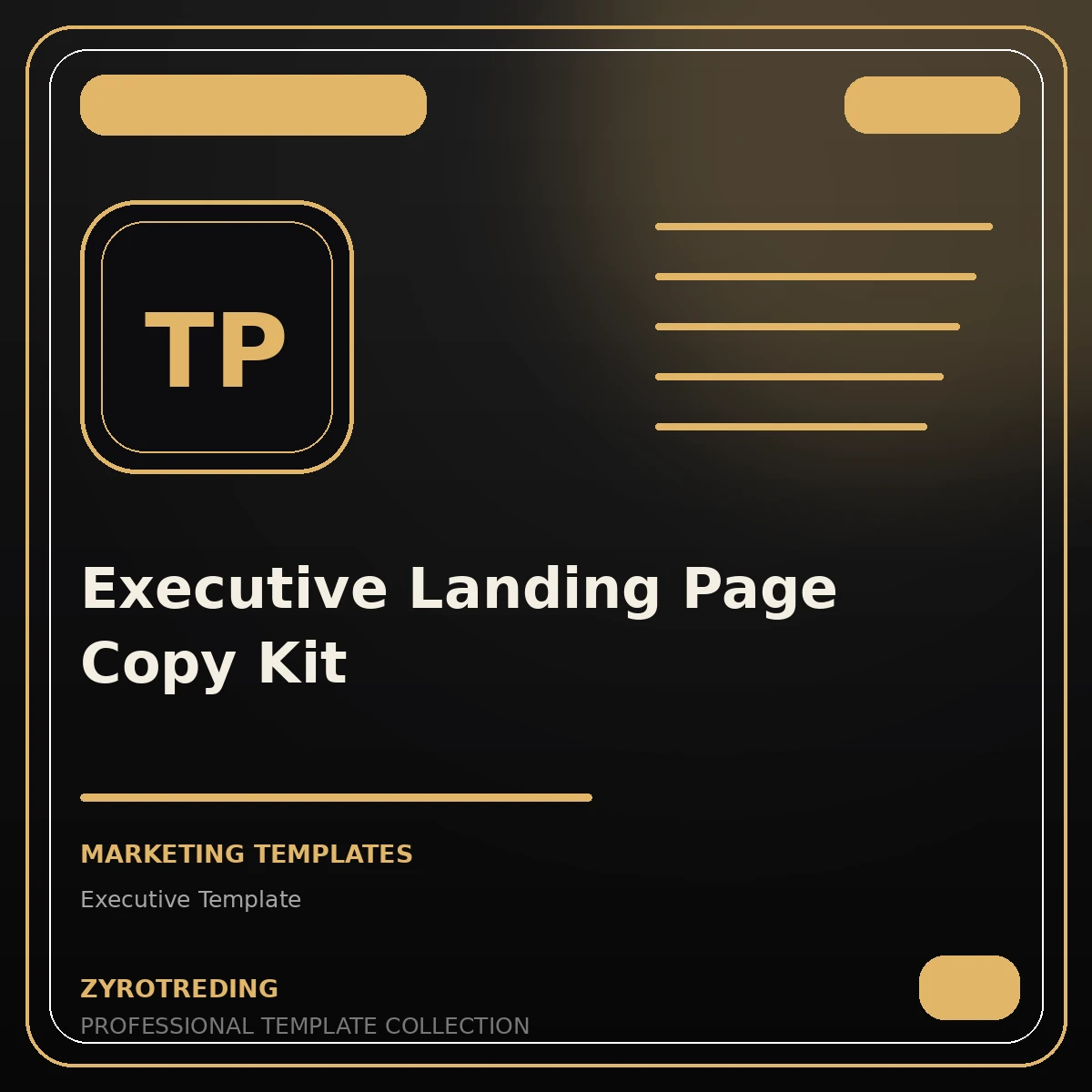 Executive Landing Page Copy Kit