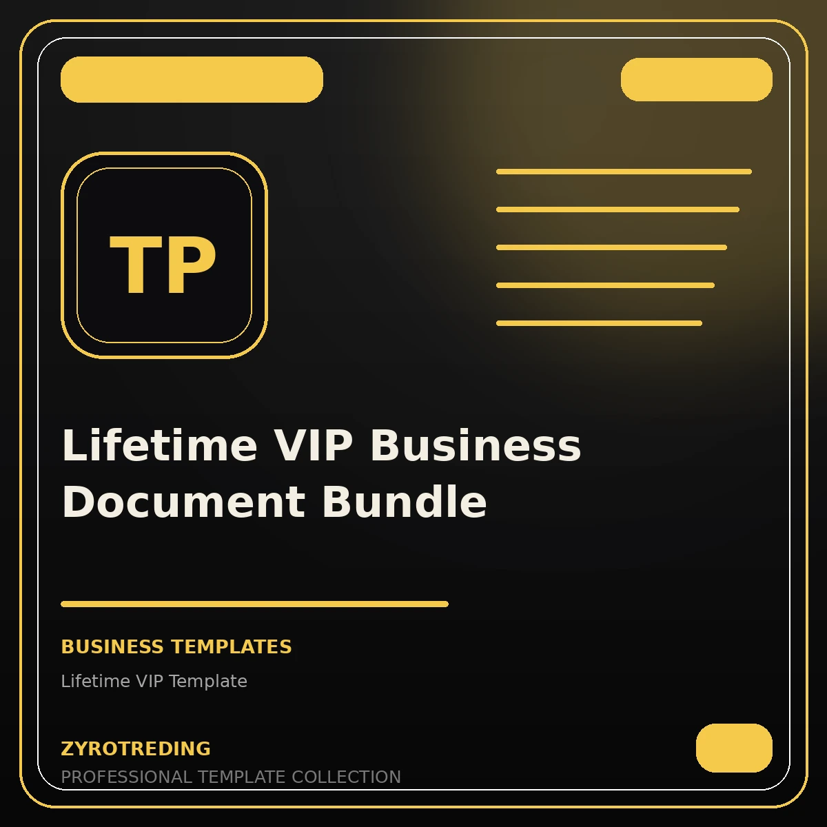 Lifetime VIP Business Document Bundle