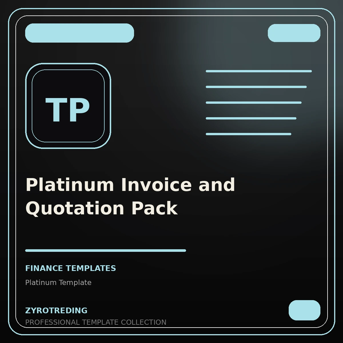 Platinum Invoice and Quotation Pack