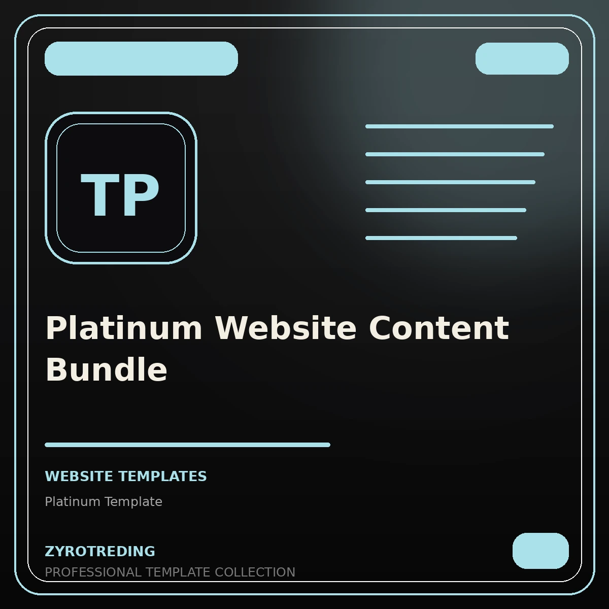 Platinum Website Content Bundle