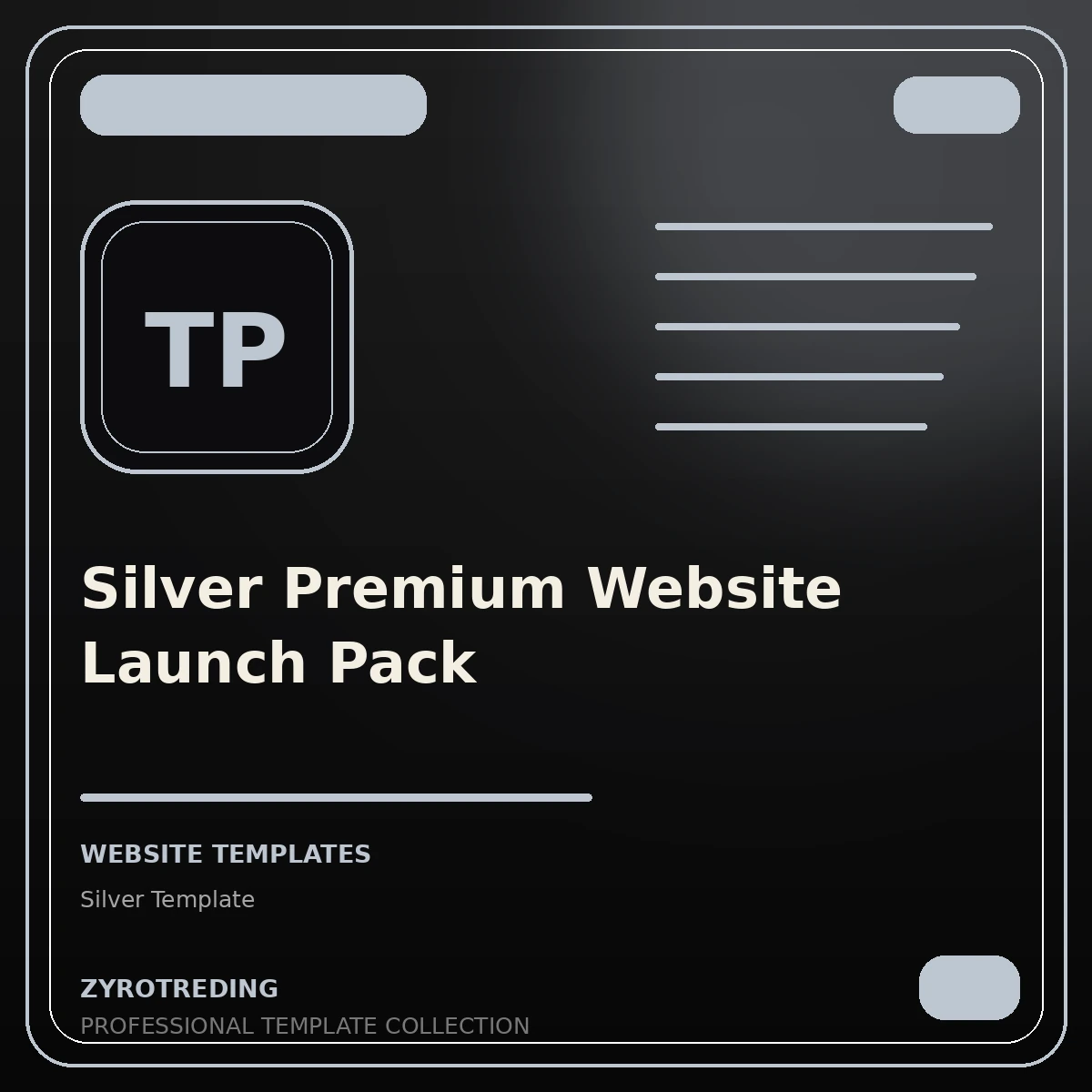 Silver Premium Website Launch Pack