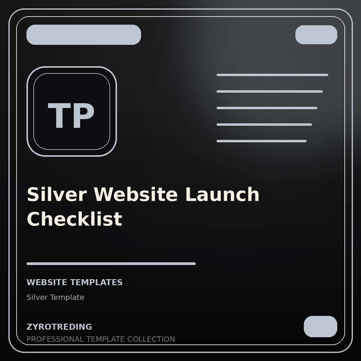 Silver Website Launch Checklist